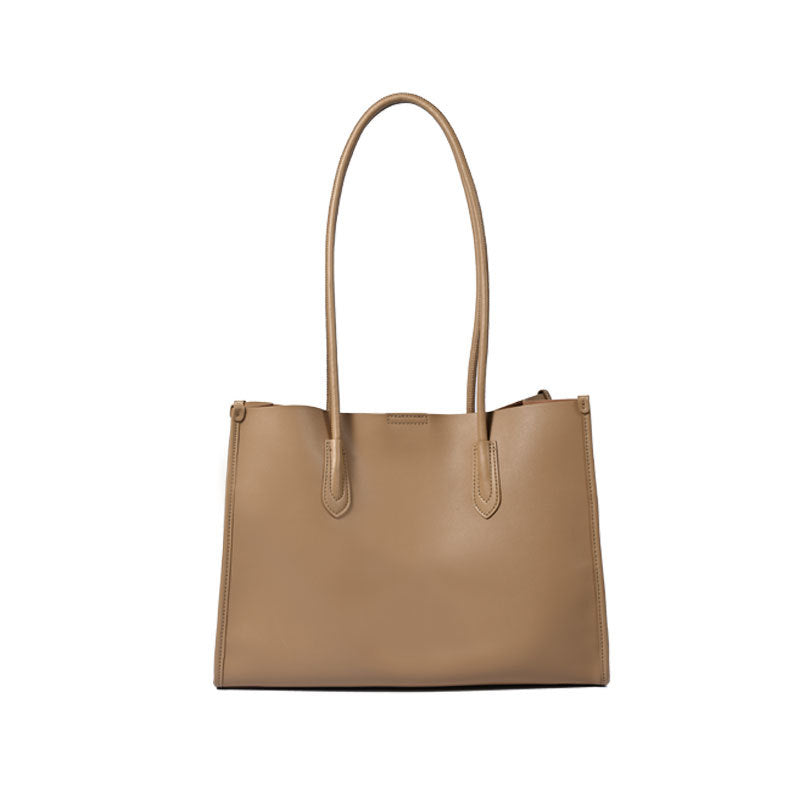 Women's Leather Niche High-grade Large Capacity Commuter Tote Bags