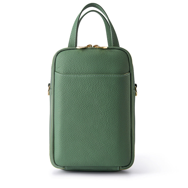 Women's Fashion Cowhide Trendy Simple Portable Genuine Crossbody Bags