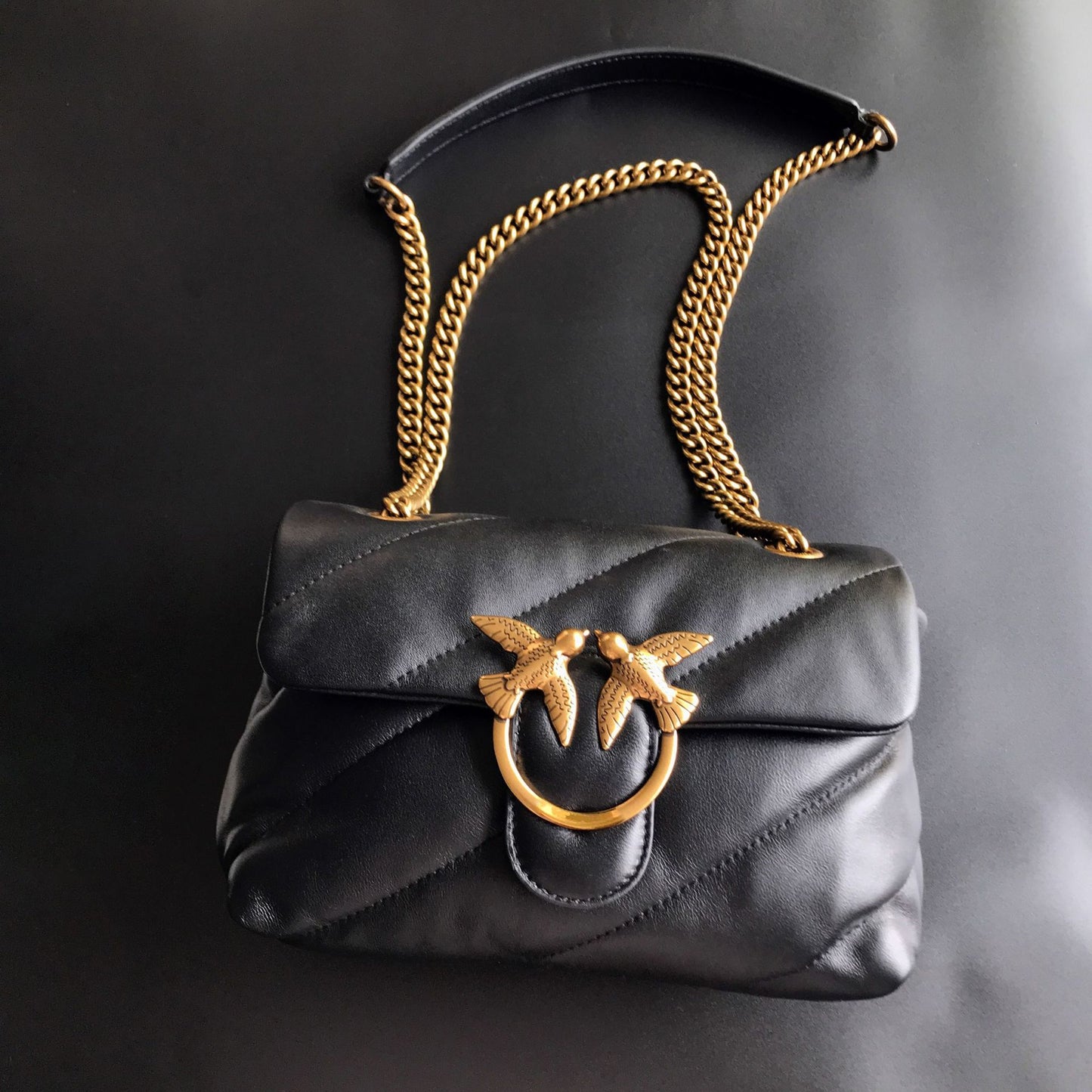 Women's Mini Swallow Sheepskin Chain Wine God Shoulder Bags
