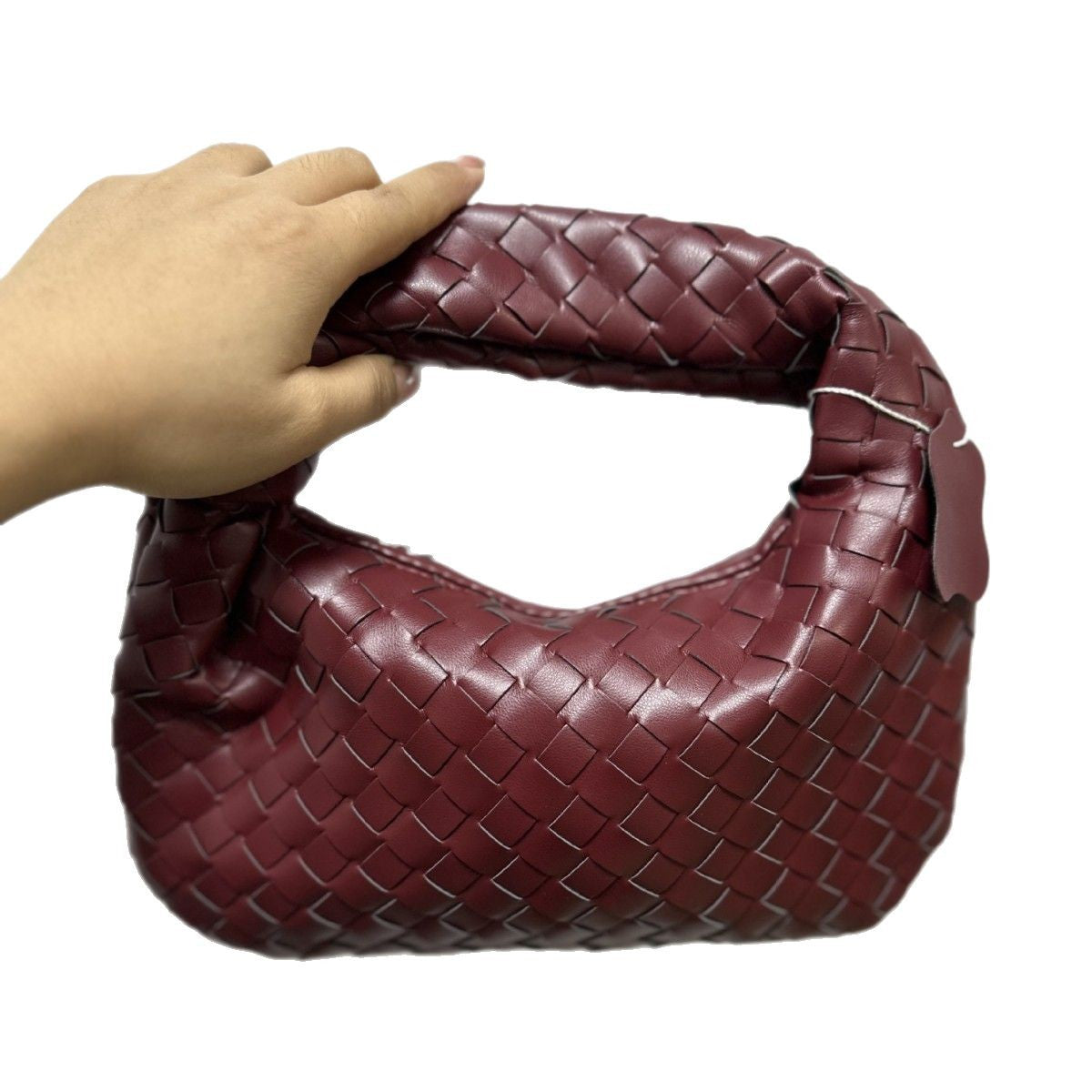 Knotted Hand-woven Horn Portable Dumpling Lot Handbags