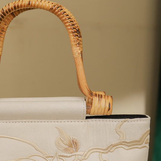 Fu Lu Double Full Wooden Ancient Handbags