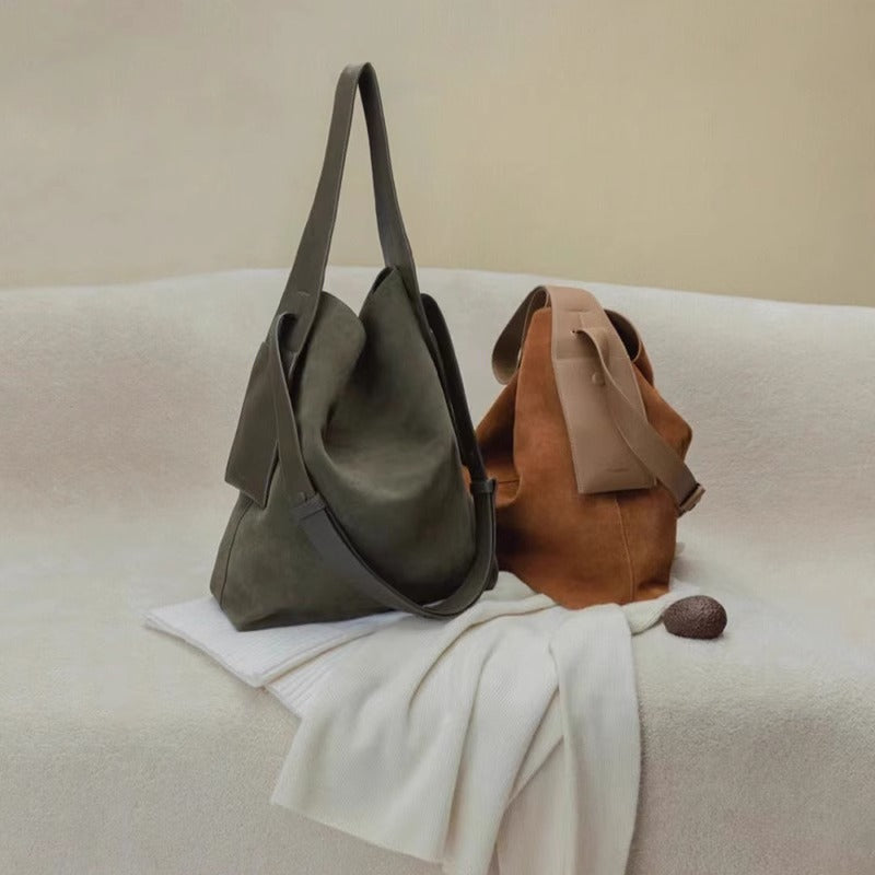 Loose Suede Under The Mountain Lazy Shoulder Bags