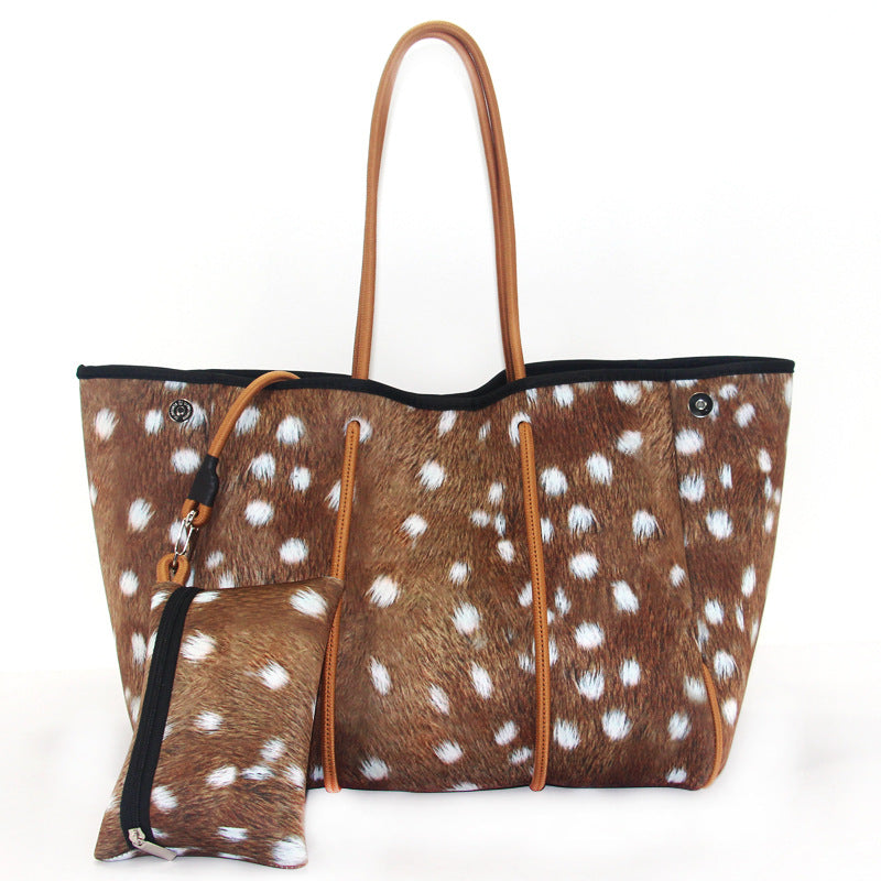 Women's Fashion Neoprene Big Large Beach Travel Bags