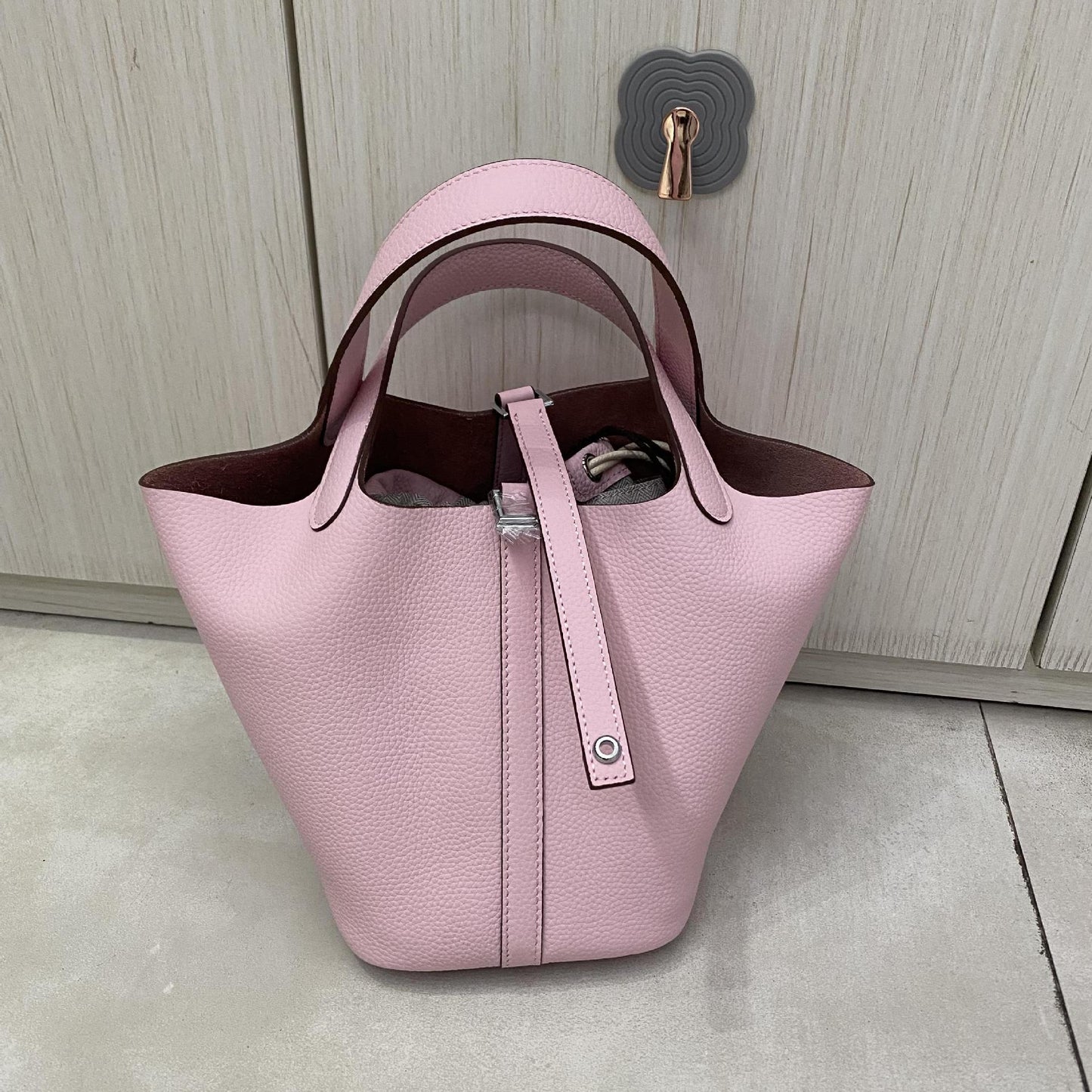 Top Layer Cowhide Home Food Basket Fashion Handbags