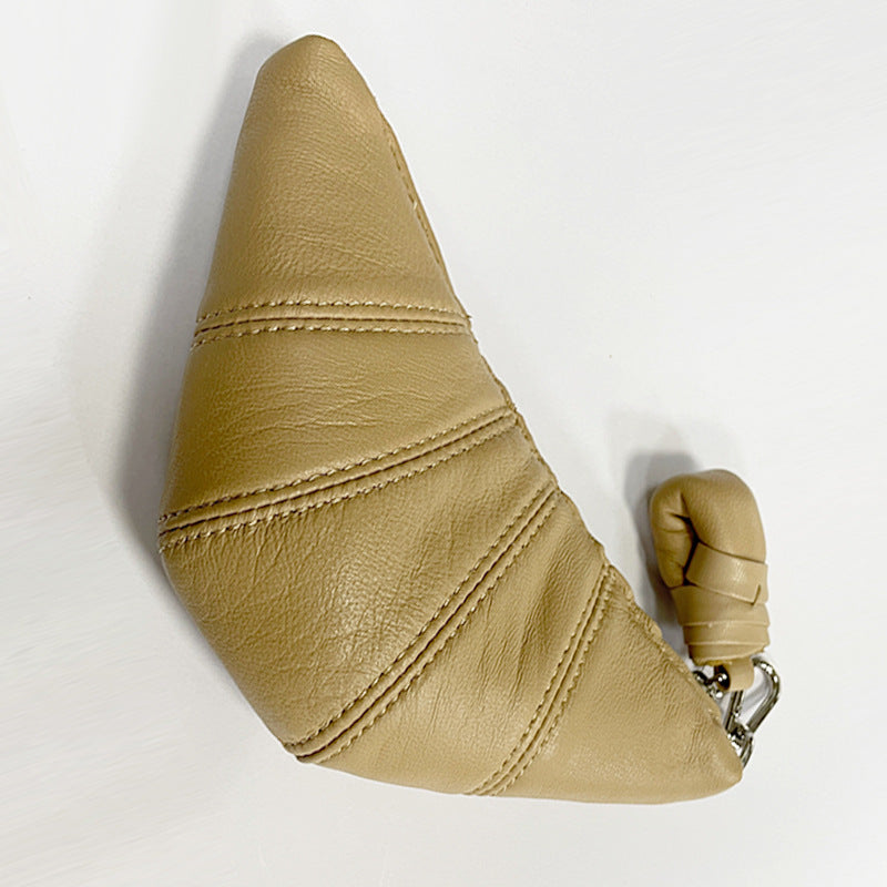 Genuine Leather Mini Croissant Pouch Dumpling Ode Armpit Bags