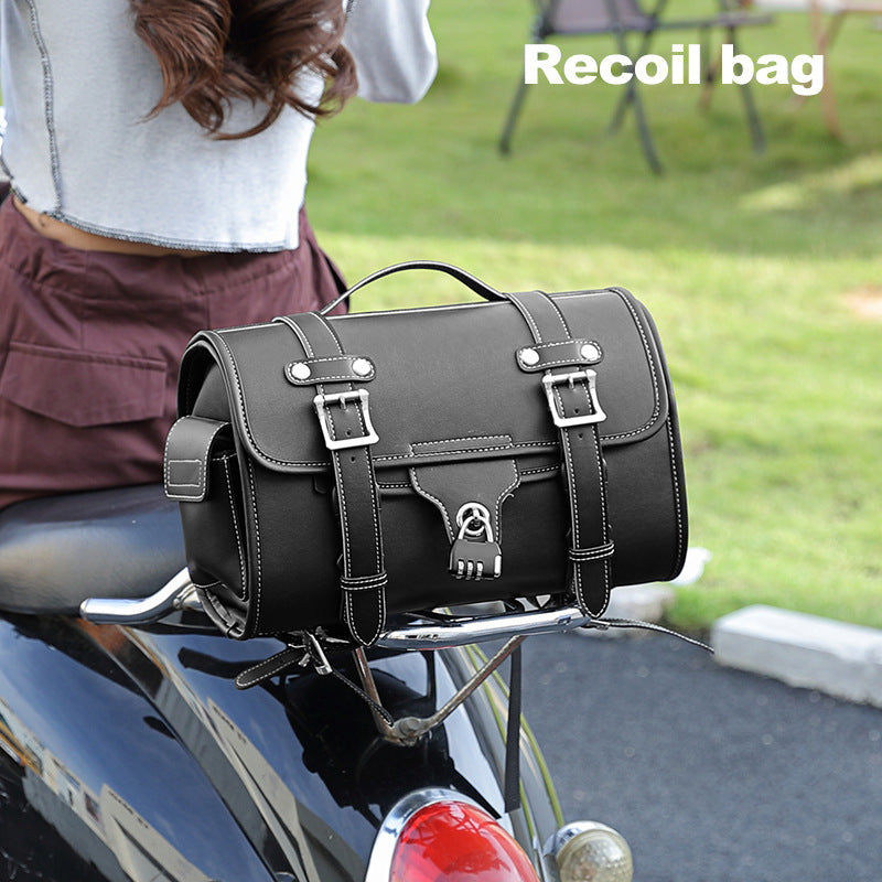Motorcycle Tail Backseat Pannier Waterproof Electric Car Storage Travel Bags