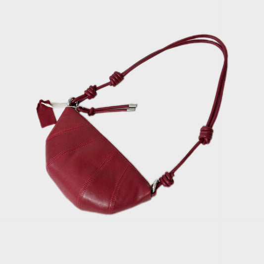 Women's Soft Horn Dumpling For Sheepskin Niche Shoulder Bags