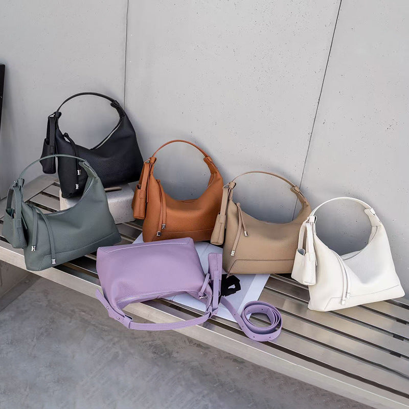 Women's Cowhide Korean Style Pillow Light Luxury Crossbody Bags