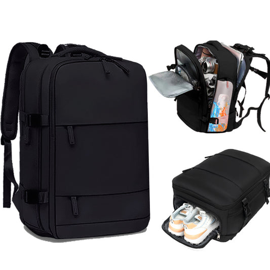 Women's & Men's & Simple Large Capacity Bottom Independent Backpacks