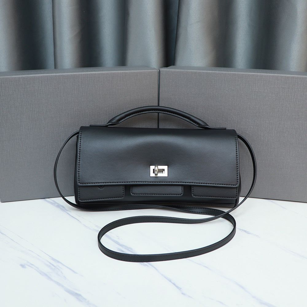 Motorcycle Twist High-grade Genuine Leather Portable Small Square Bags