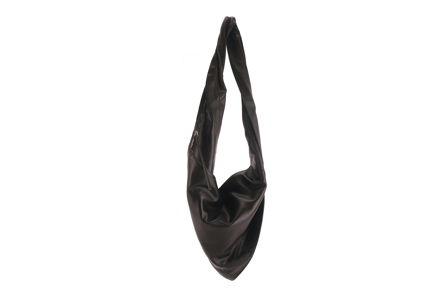 Sheepskin Scarf Dark Cold Style Croissant Crossbody Bags