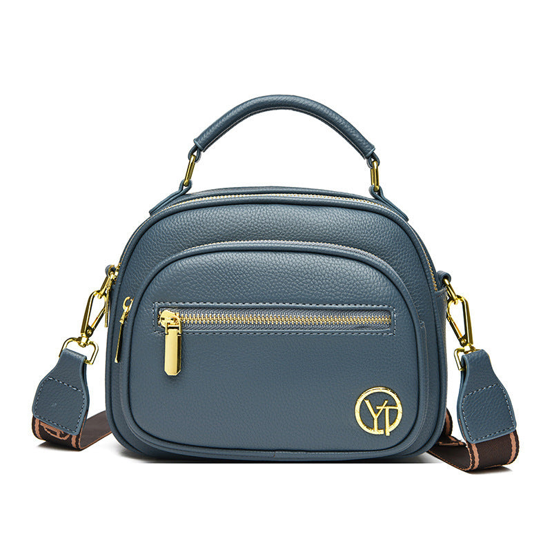Women's Soft Leather Korean Style Fashion One Crossbody Bags