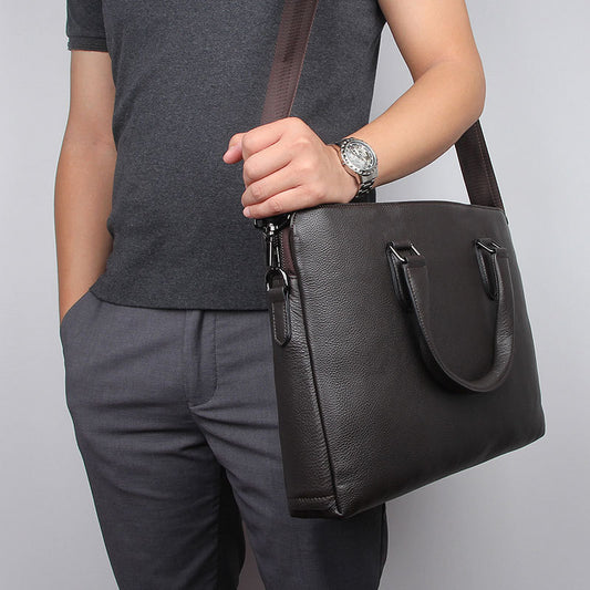 Creative Trendy Business Leather For Computer Men's Briefcases