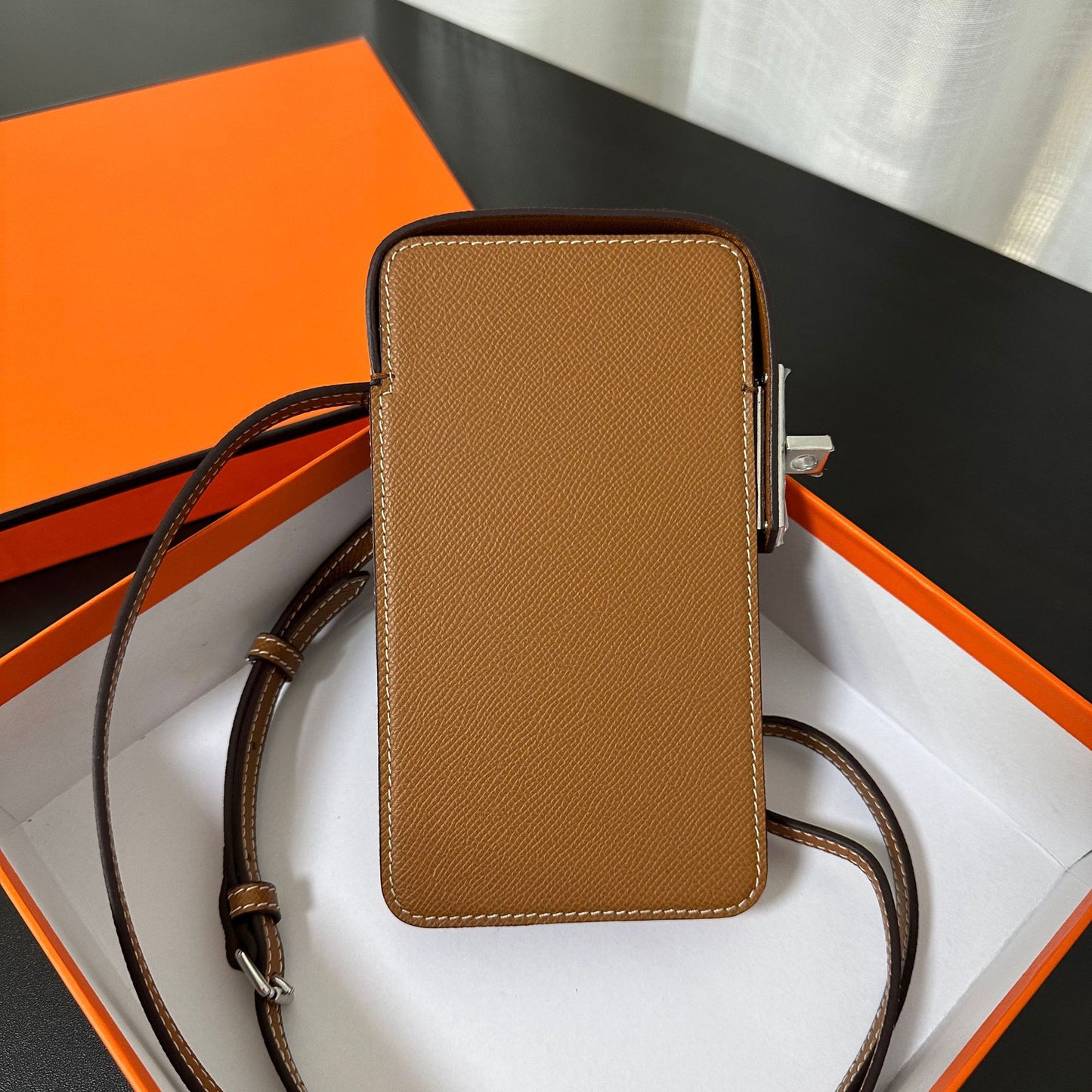 Women's Cowhide Kelly Mobile Lightweight Mini Pouch Crossbody Bags