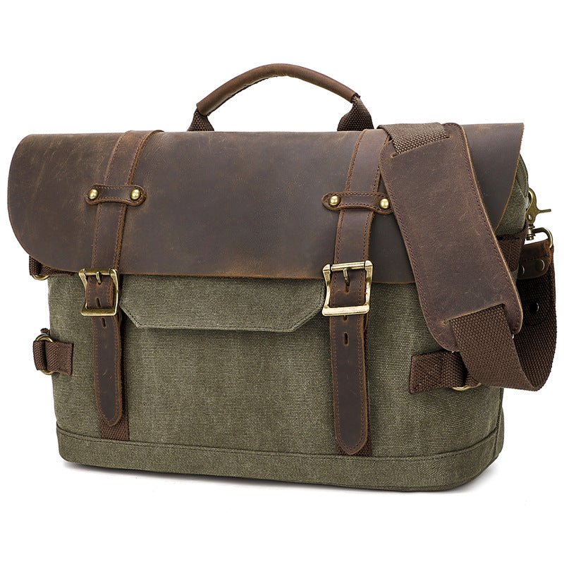Unique Men's Elegant Canvas Vintage Computer Bags