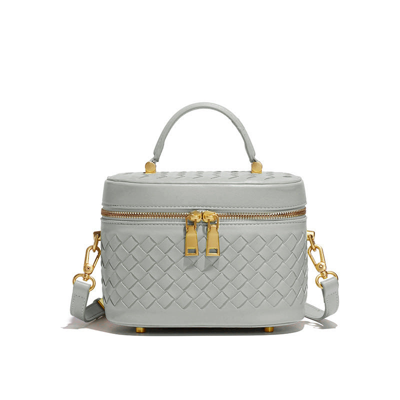 Popular Temperament Wild Woven Fashion Simple Small Square Bags