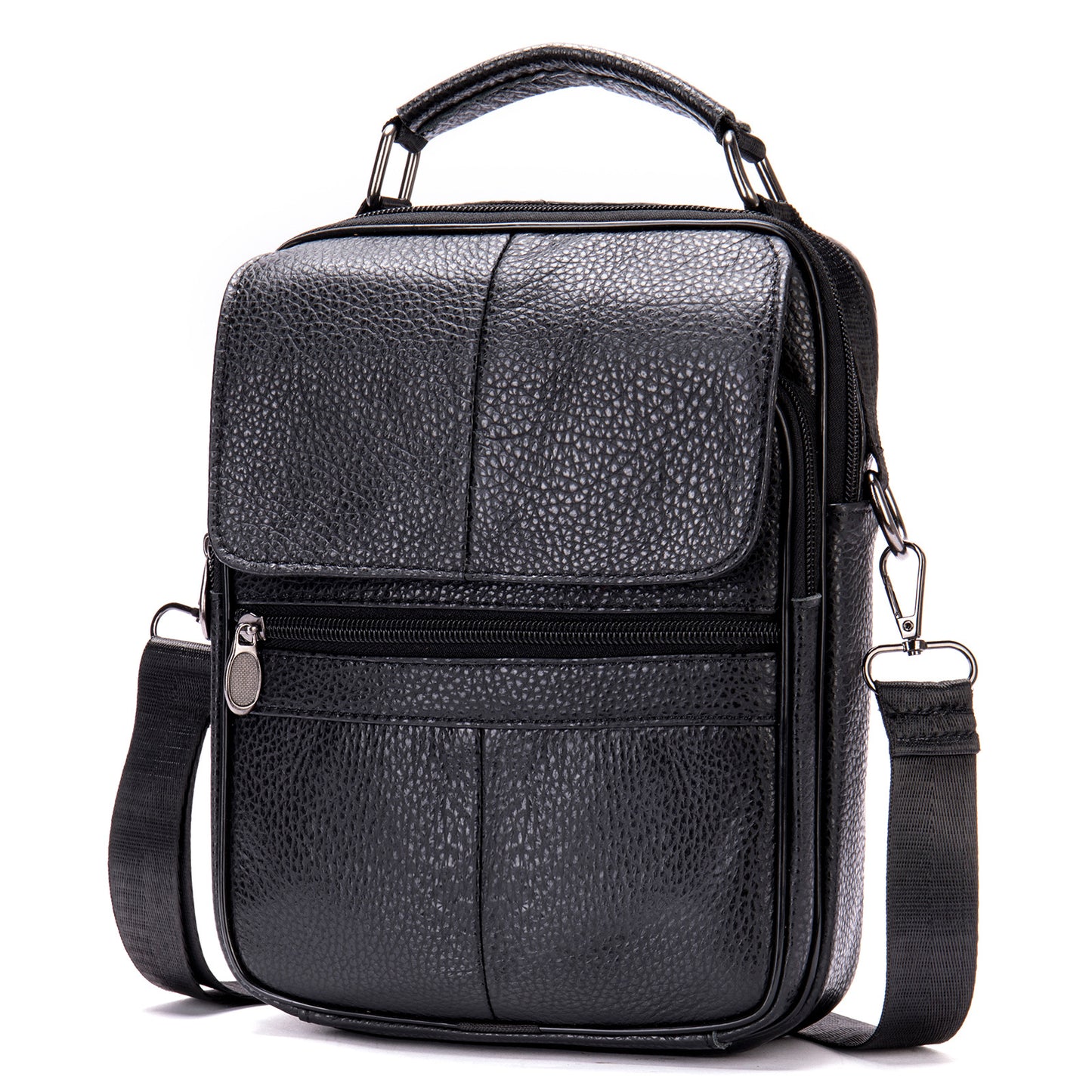 Men's Genuine Leather Business High-grade Cowhide Large Men's Shoulder Bags