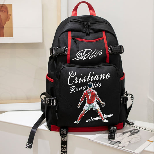 Women's & Men's & Football Star Luo Large Capacity Backpacks