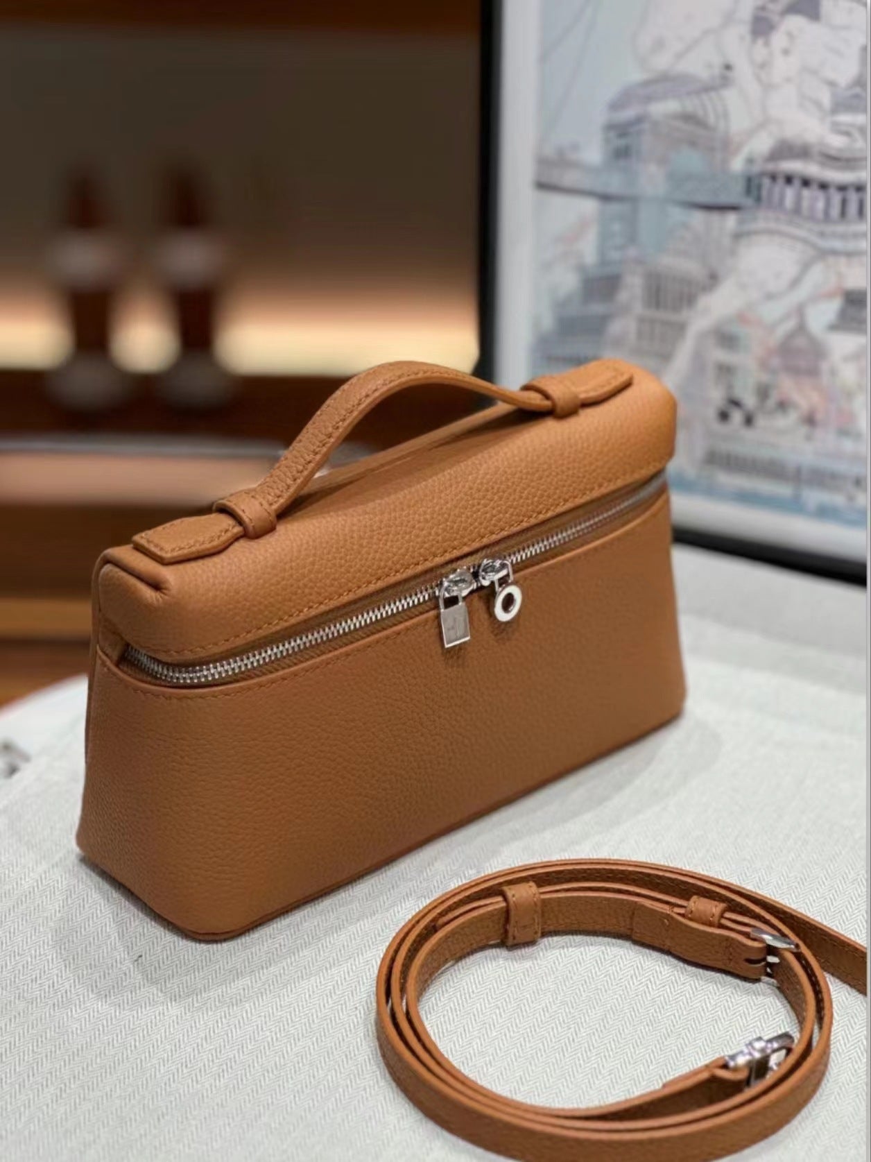 Creative Classic Slouchy Lunch Box Kelly Shoulder Bags