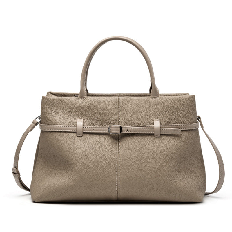 Women's High-grade Leather Large Capacity Commuter Crossbody Bags