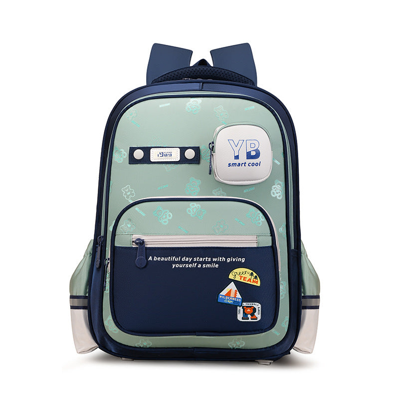 Primary Burden Reduction Large Capacity Waterproof Elementary School Students' Schoolbags