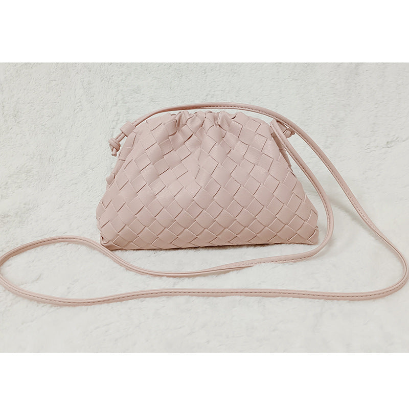 Women's Woven Cloud Dumpling Popular Fashion Clutch Shoulder Bags