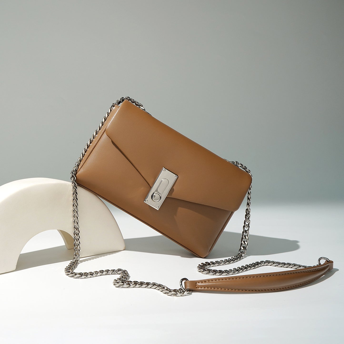 Flap Genuine Leather Simple Commute Versatile Small Square Bags