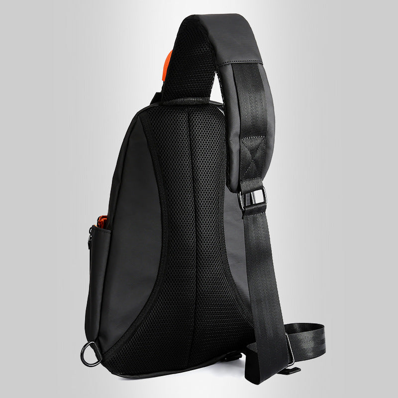 Men's Versatile Fashion Large Capacity Motorcycle Men's Chest Bags