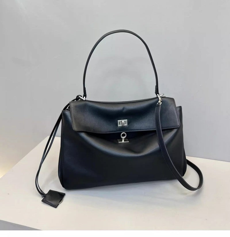 Leather Kelly Cowhide Large Capacity Commuter Bags
