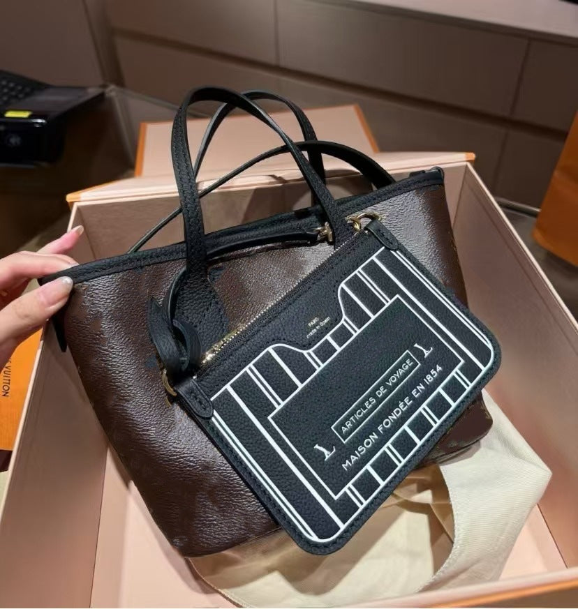Women's Presbyopic Mini Shopping Wide Strap Tote Bags