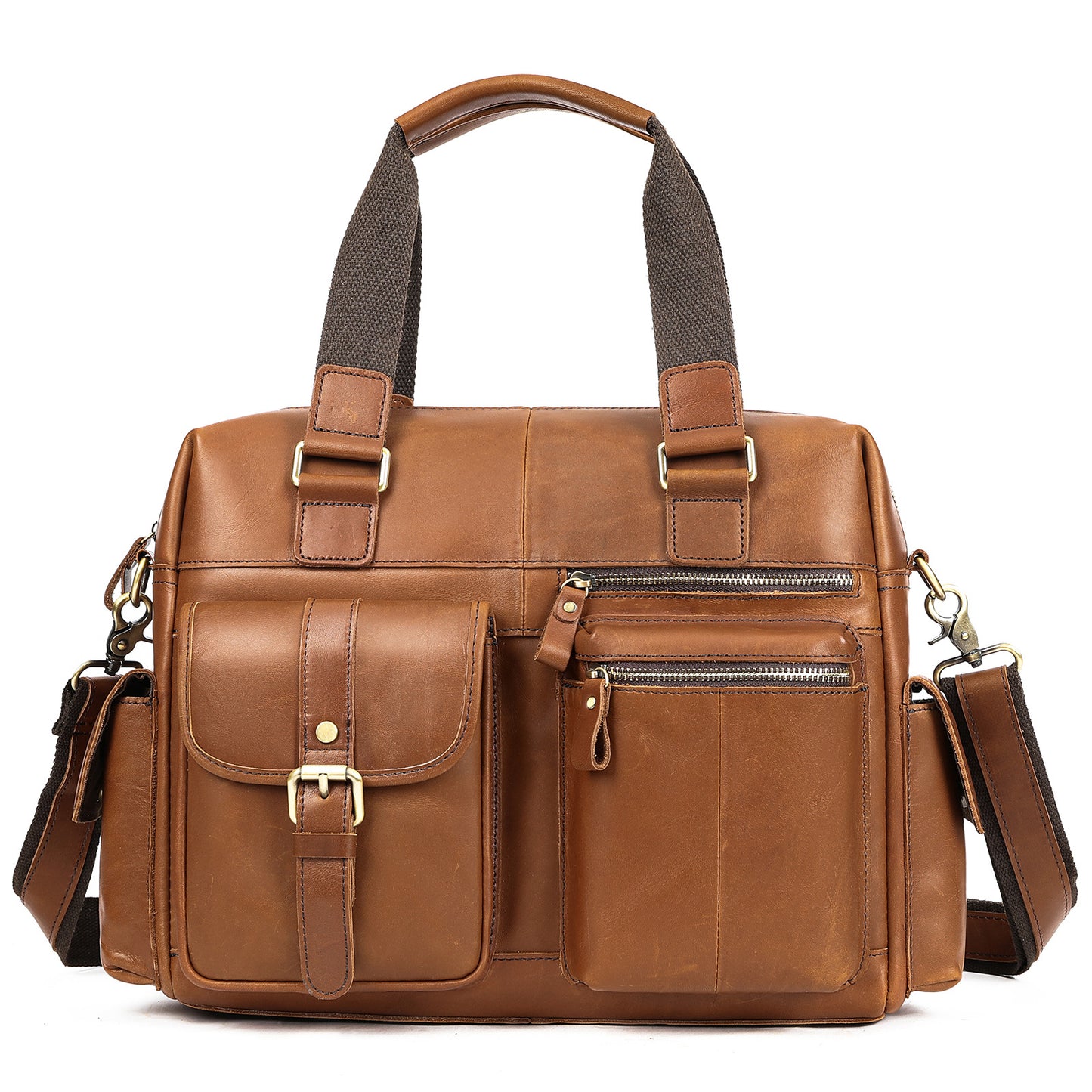 Men's First Layer Cowhide For Leather Large Travel Bags