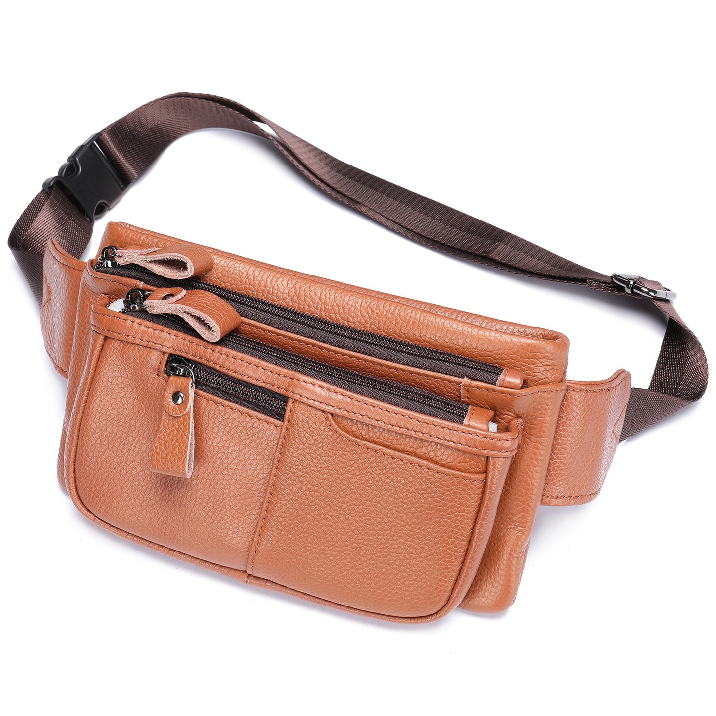 Men's Genuine Leather Retro Mobile First Layer Men's Waist Packs