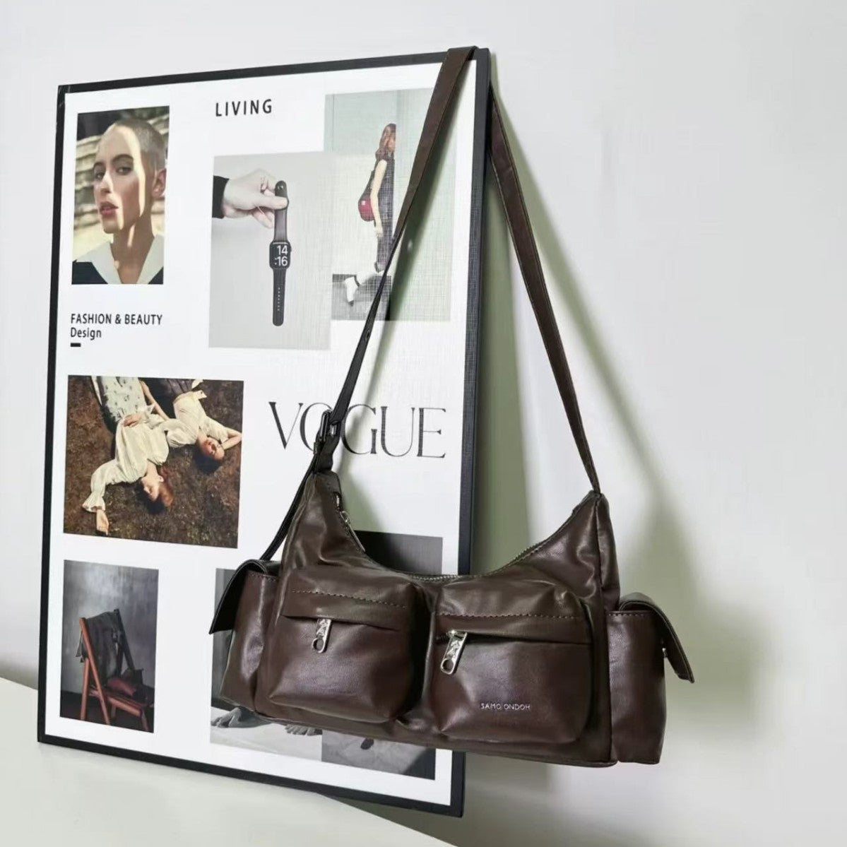 Charming Niche Size Saddle Song Female Shoulder Bags