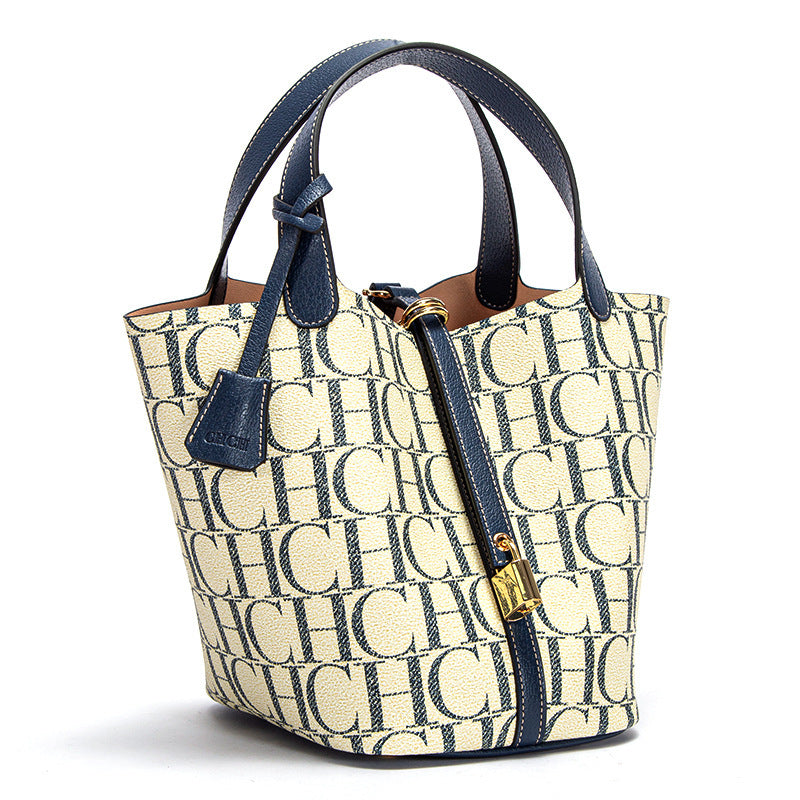 Women's Spring Fashion Letter Design Large Capacity Shoulder Bags
