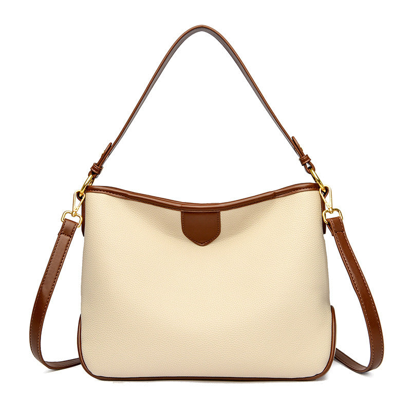 Women's Textured Large Capacity Fashion Portable Underarm Tote Bags