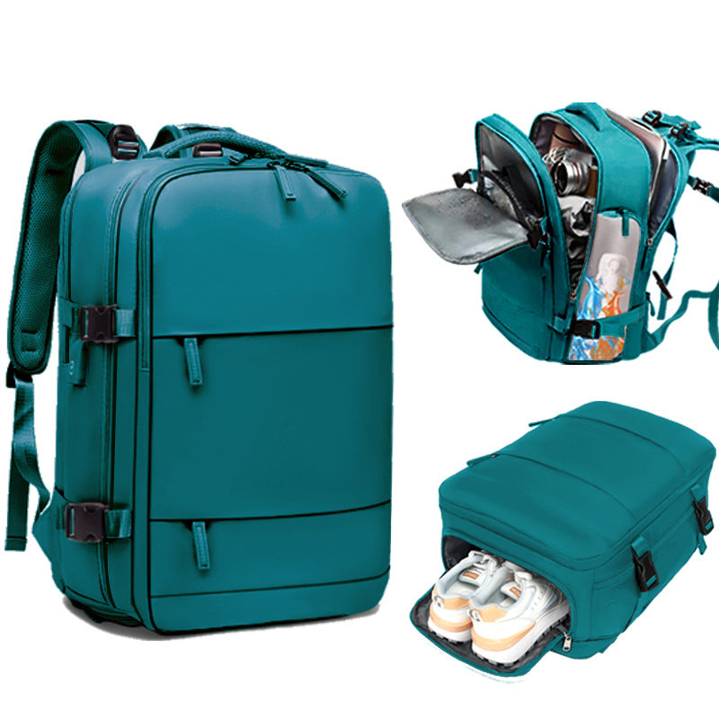 Women's & Men's & Simple Large Capacity Bottom Independent Backpacks