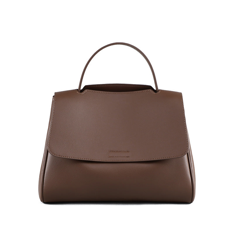 Women's Genuine Leather Light Luxury Minority Advanced Handbags