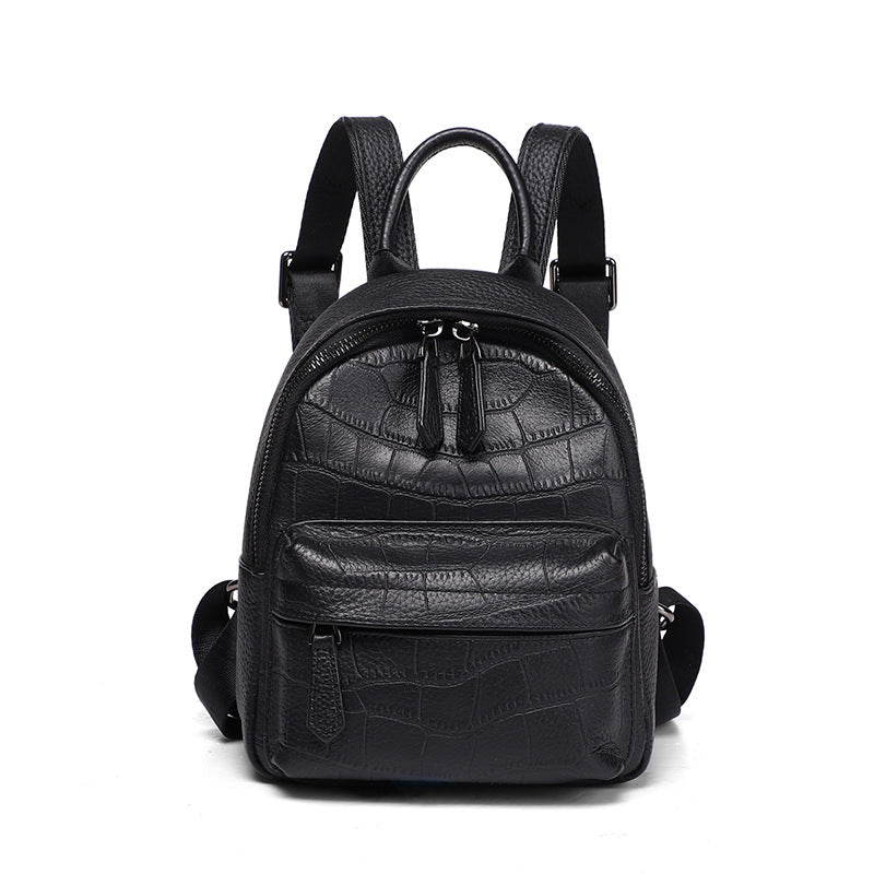 Durable Charming Leather Fashion Female Commuter Backpacks