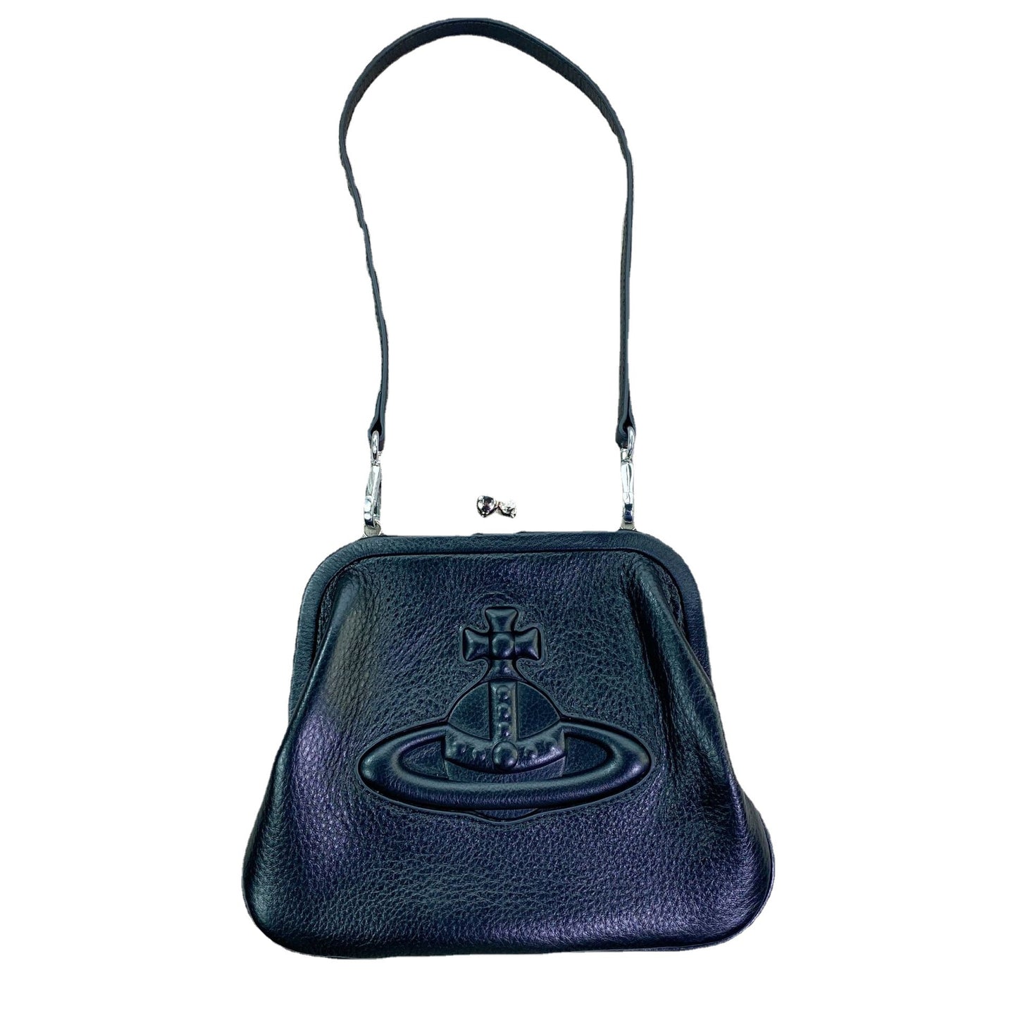 First Layer Cowhide Western Queen Mother Chain Clip Dinner Armpit Bags