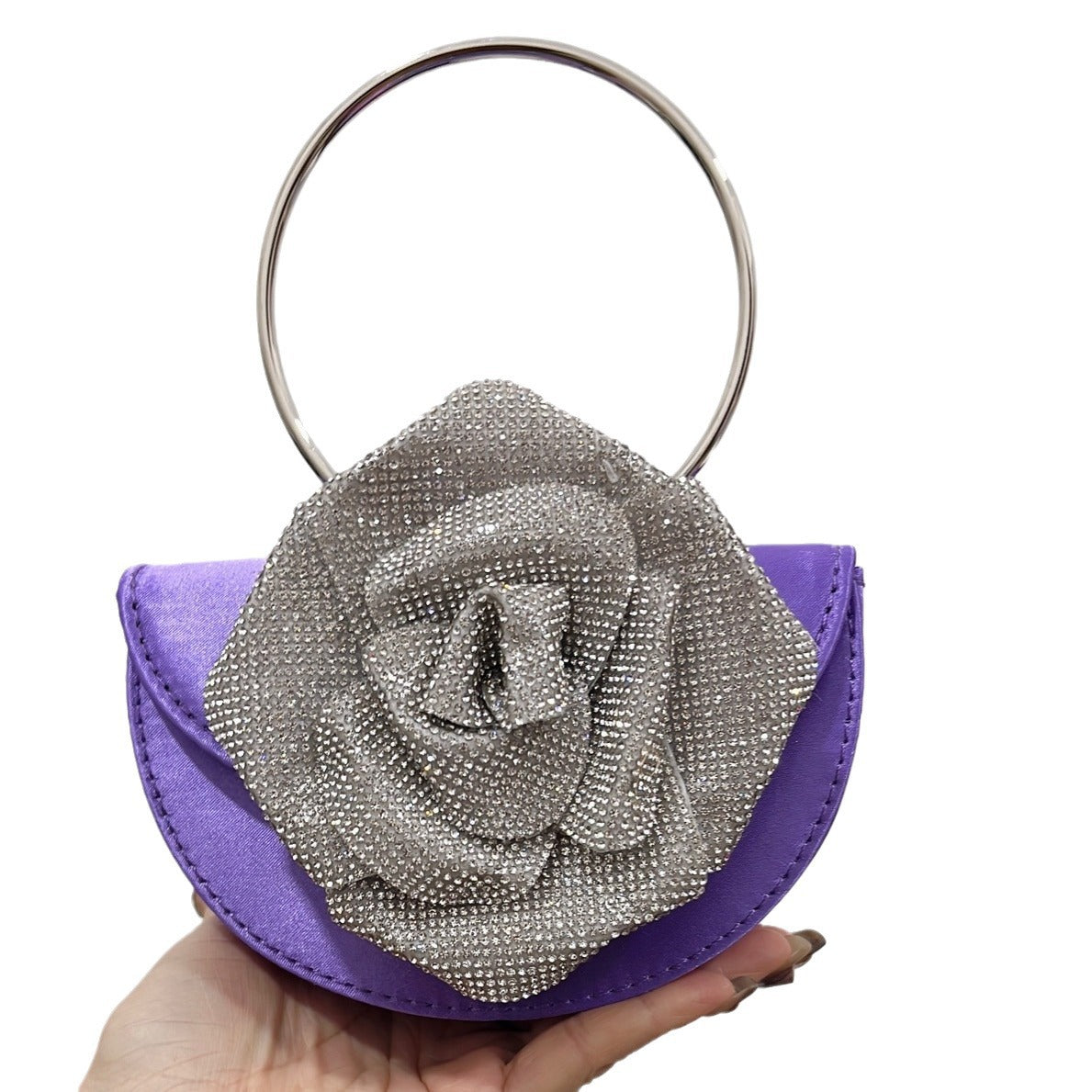 Style Fairy Flower Super Flash Rose Shoulder Bags
