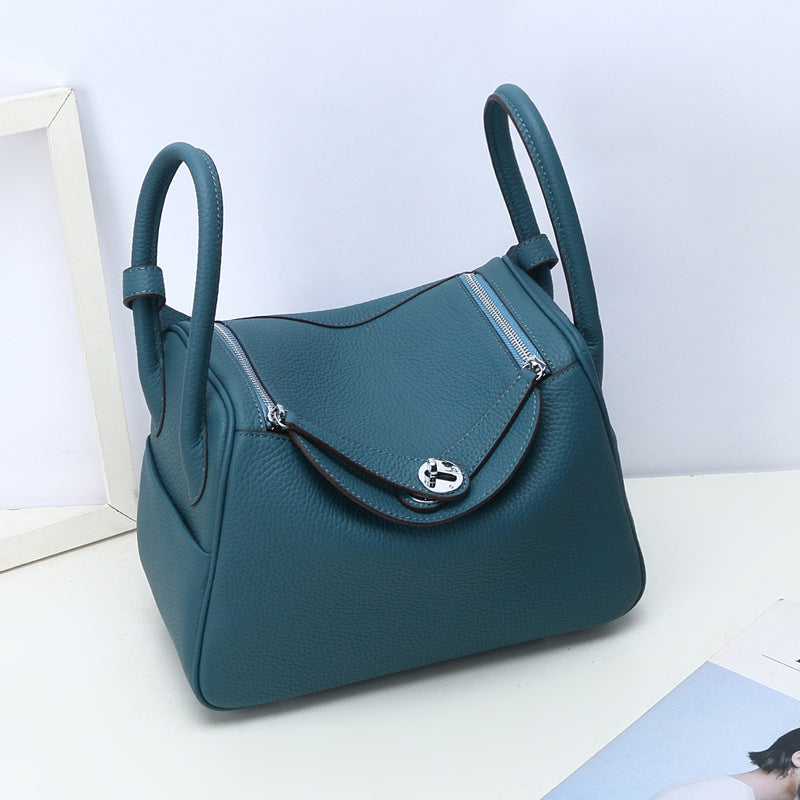 Pillow Fashion Soft Leather Genuine Large Handbags