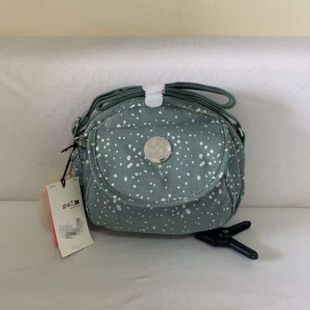 Women's Summer Monkey Fashion Nylon Round Flap Crossbody Bags