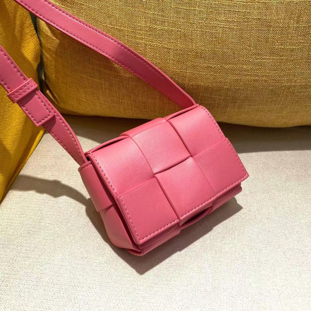Women's Design Woven Genuine Leather Light Luxury Crossbody Bags