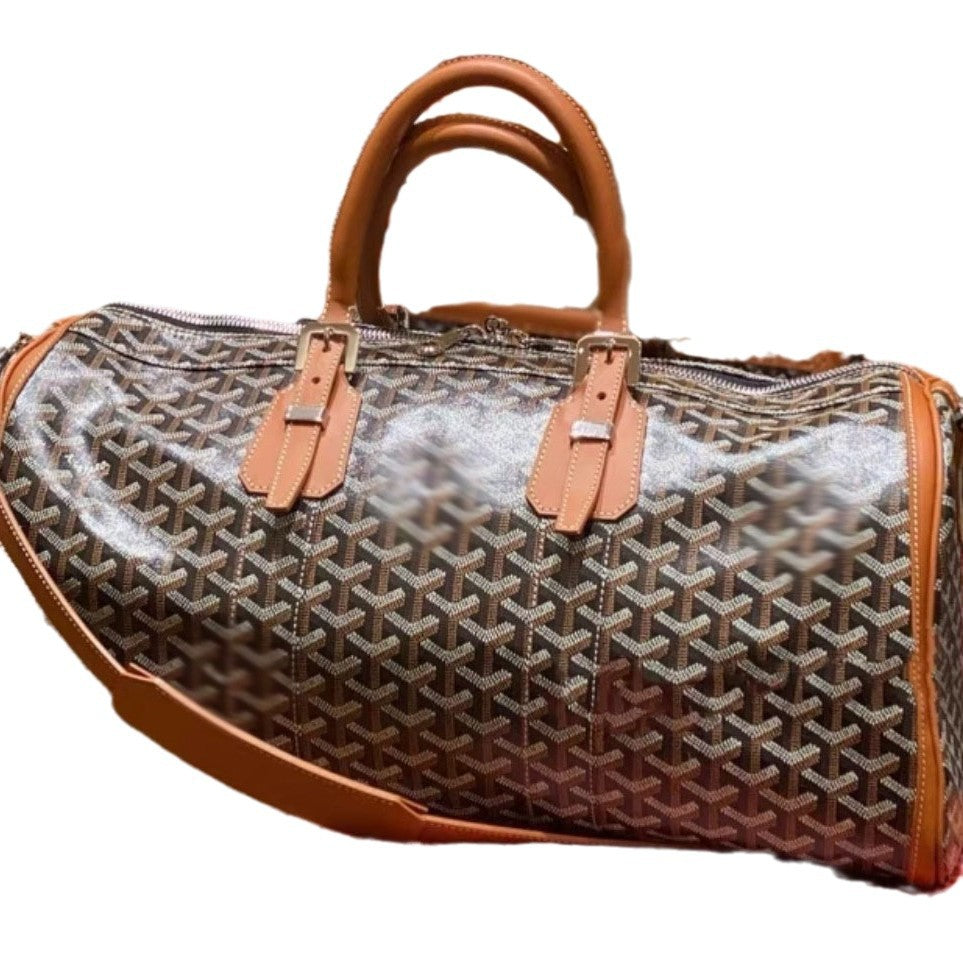 Graceful Dog Teeth Large Capacity Airport Tote Bags