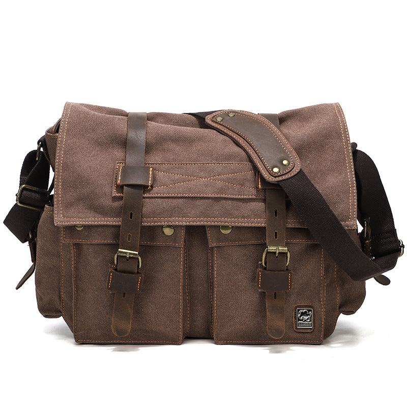 Men's Trendy Charming Canvas Retro Style Men's Messenger Bags