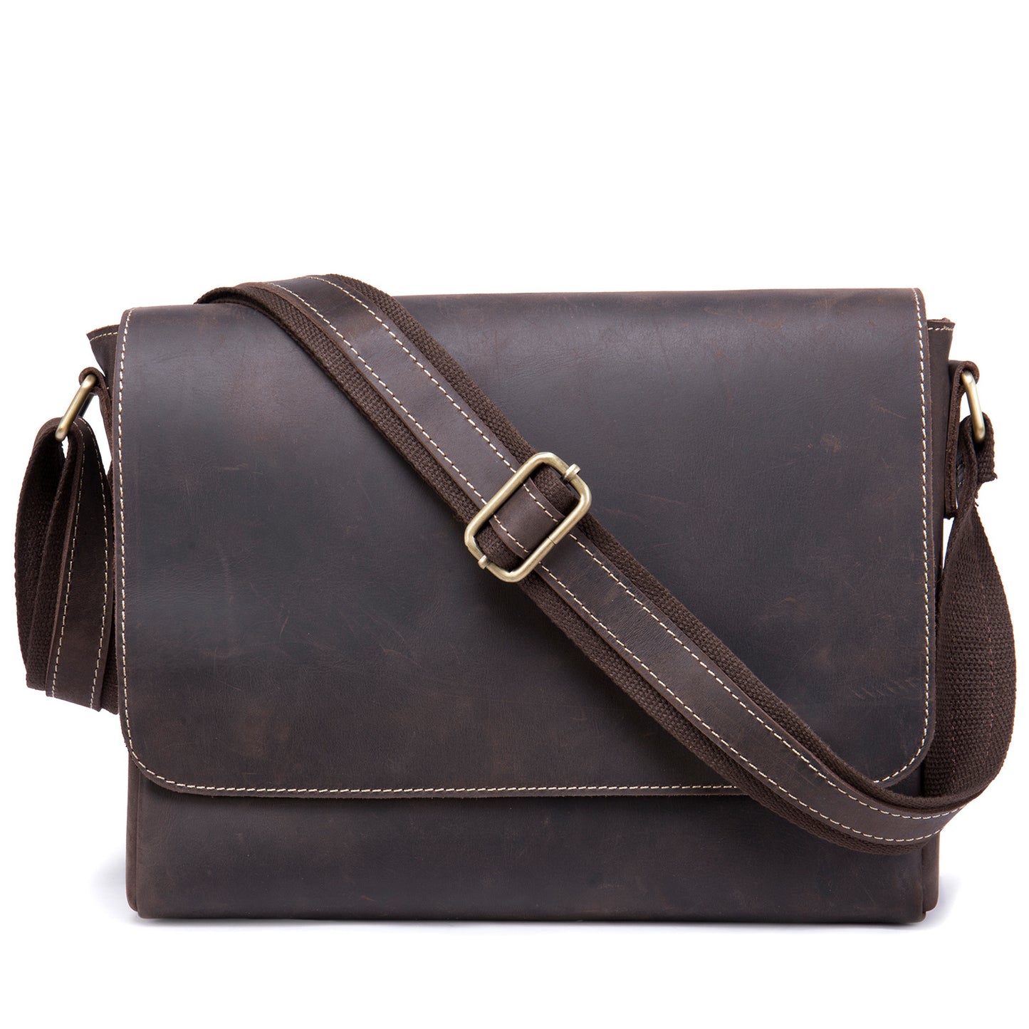 Men's Retro Leather Crazy Horse Fashion Men's Shoulder Bags