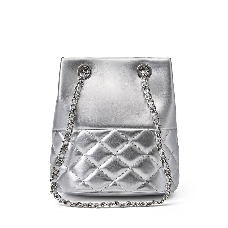 Women's Clearance Genuine Leather Underarm Chain Shoulder Bags