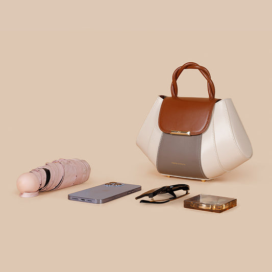 Women's High-grade Shell Exquisite For Contrast Color Fashion Handbags