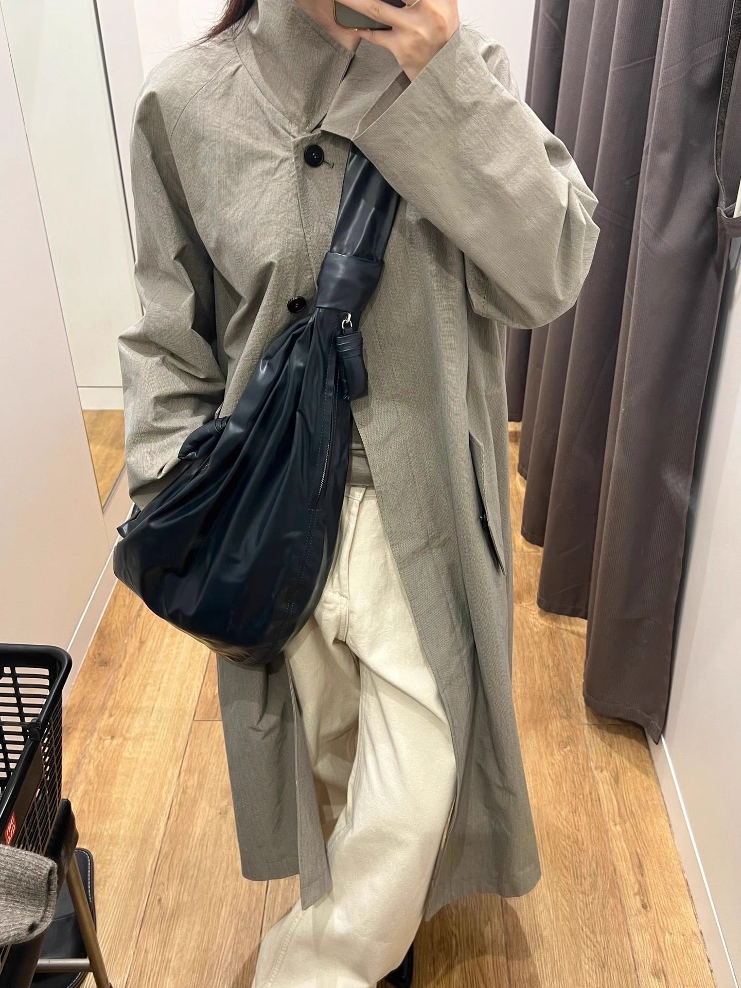 Croissant Pleated Texture Idle Style Niche Can Be Tote Bags