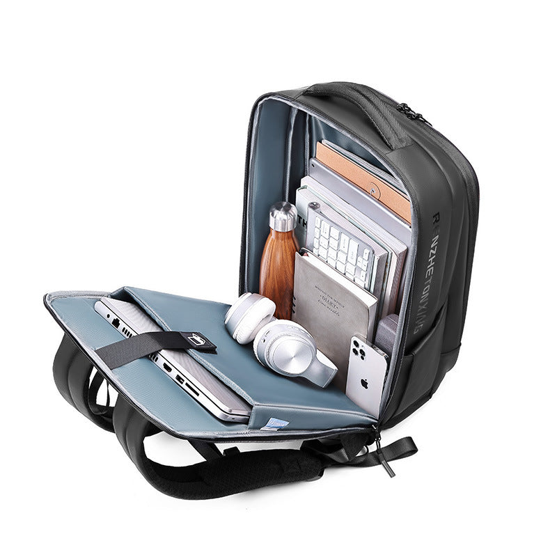 Men's Hard Shell Business Korean College Computer Backpacks